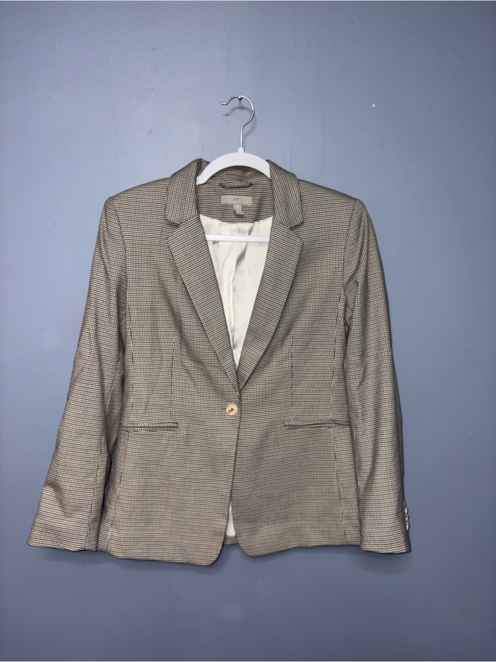 H&M | Plaid Blazer Jacket | Size Medium